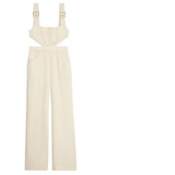 WEWOREWHAT Cutout Overalls - Picture 6 of 6